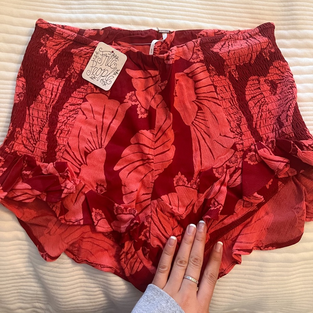 Free People Hibiscus Beach shorts
